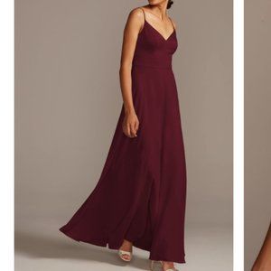 Brand NEW David's Bridal Formal Dress, Maroon/Wine